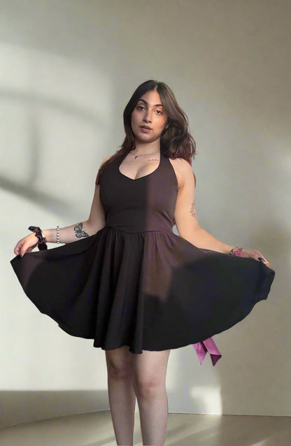 Tie Bow halter dress 🎀