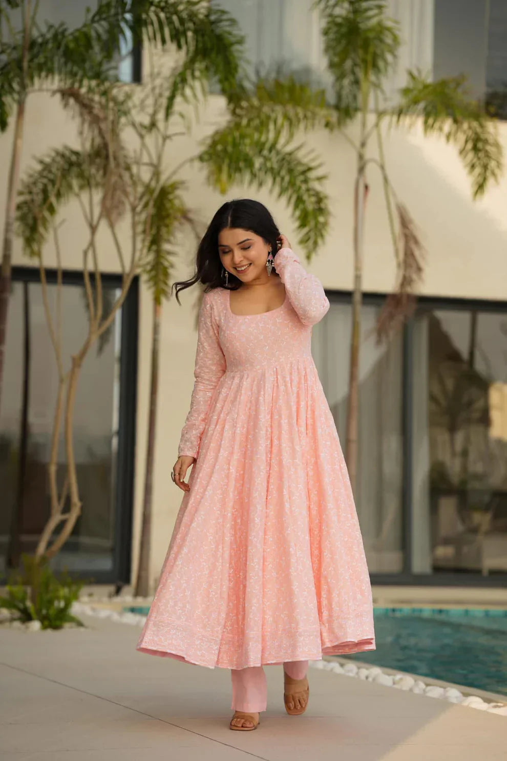 Pastel cotton suit set