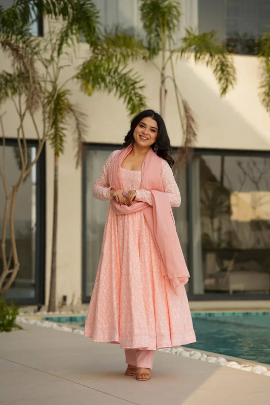 Pastel cotton suit set
