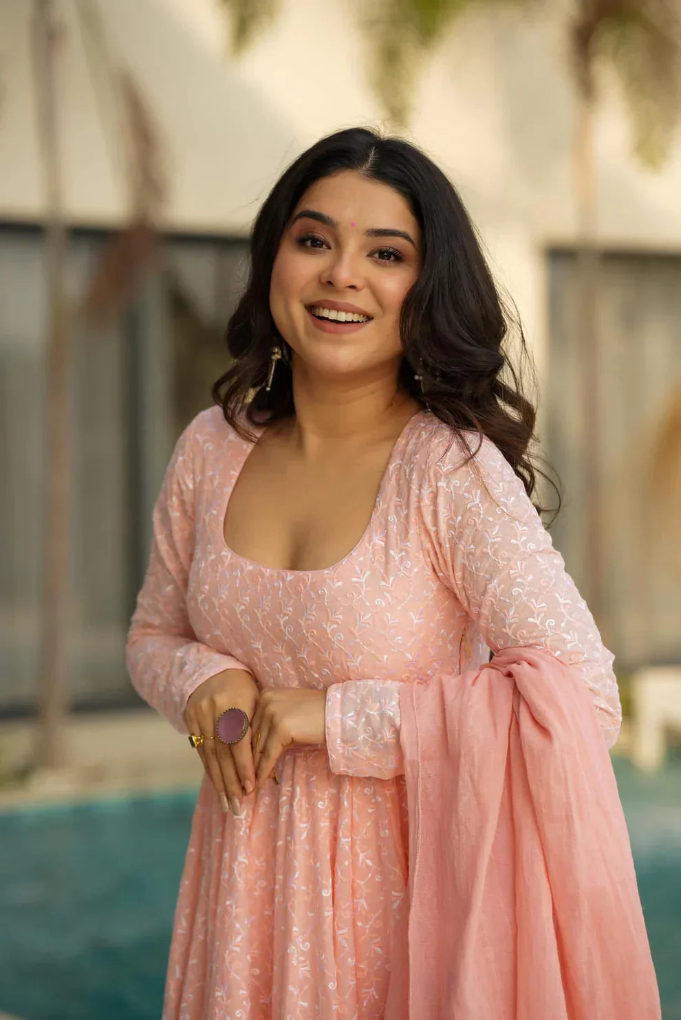 Pastel cotton suit set