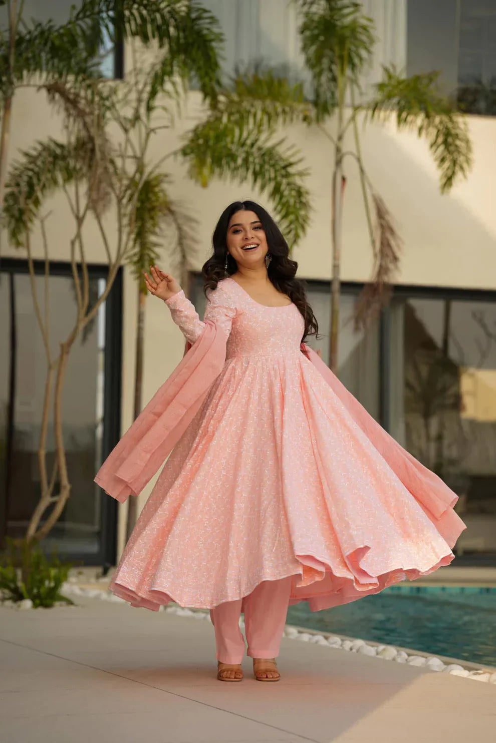 Pastel cotton suit set