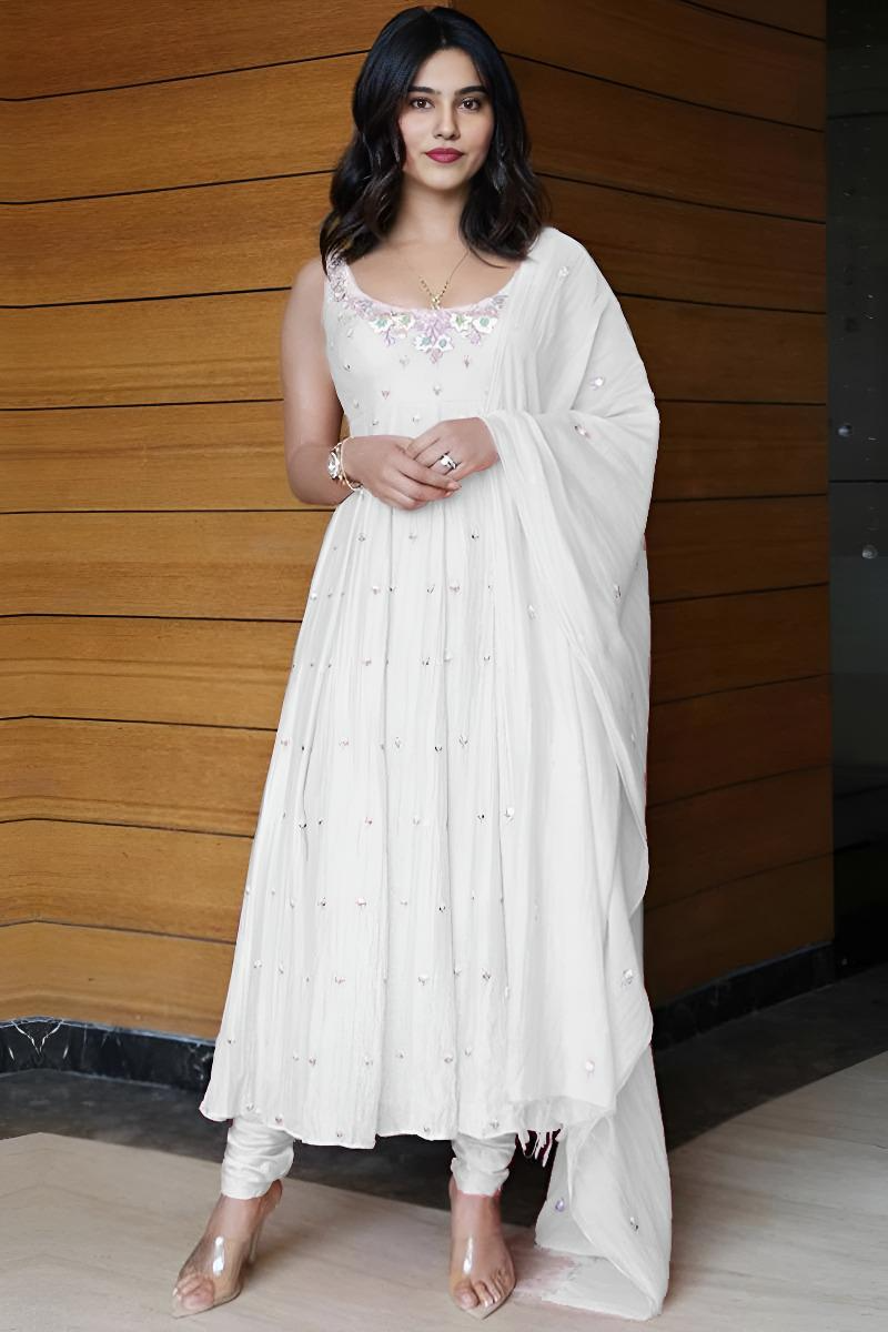 Silk Anarkali Suit