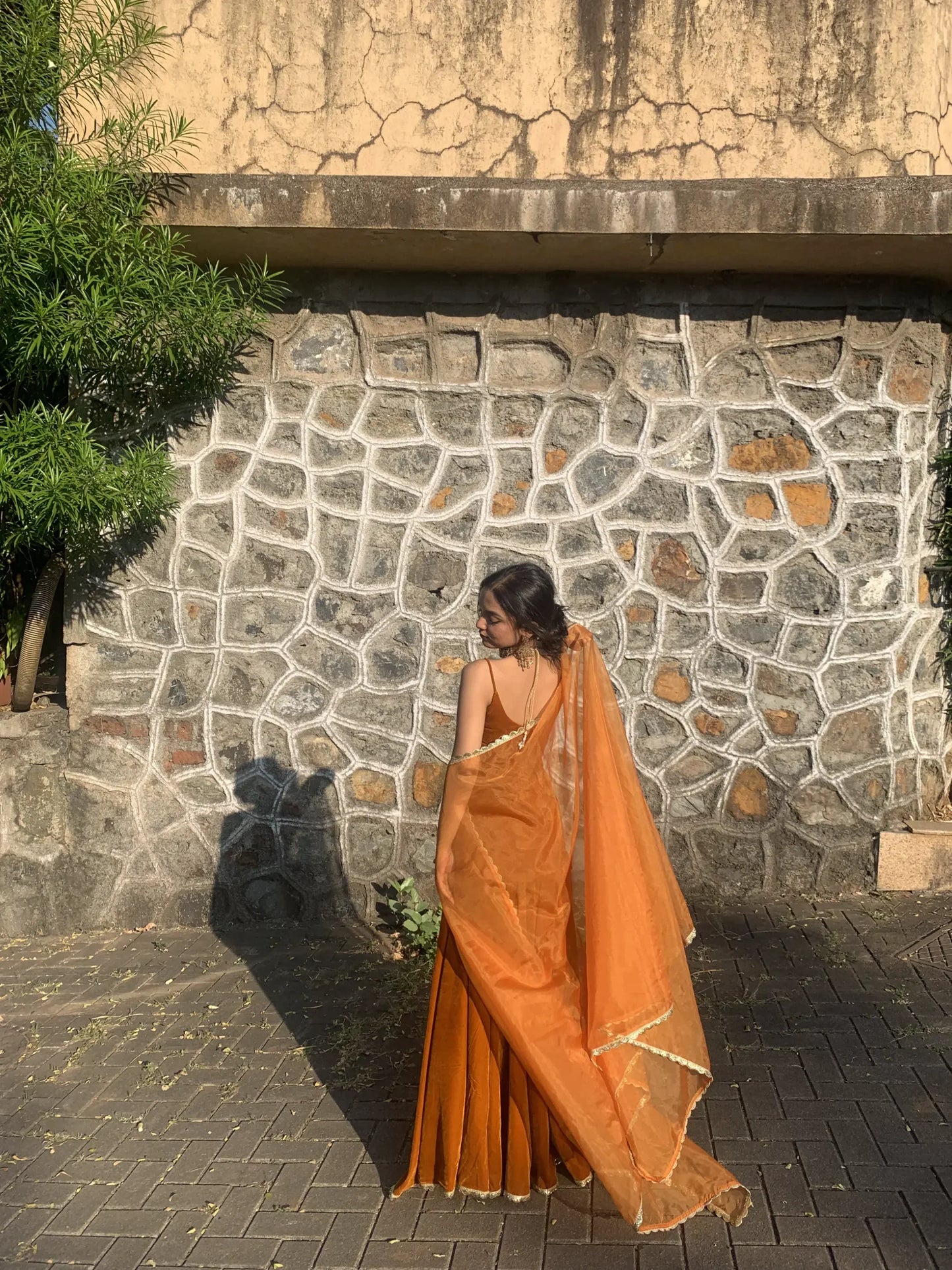 Velvet Kurta & Palazzo Set