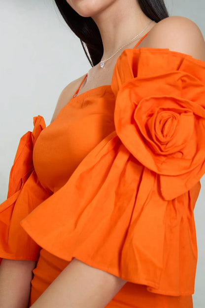 Shanaya Corsage Bodycon Dress