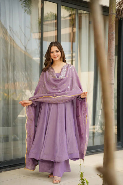 Amethyst cosmos aura suit set