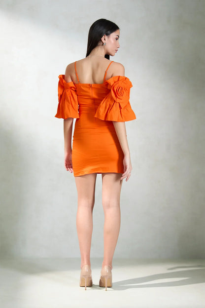 Shanaya Corsage Bodycon Dress